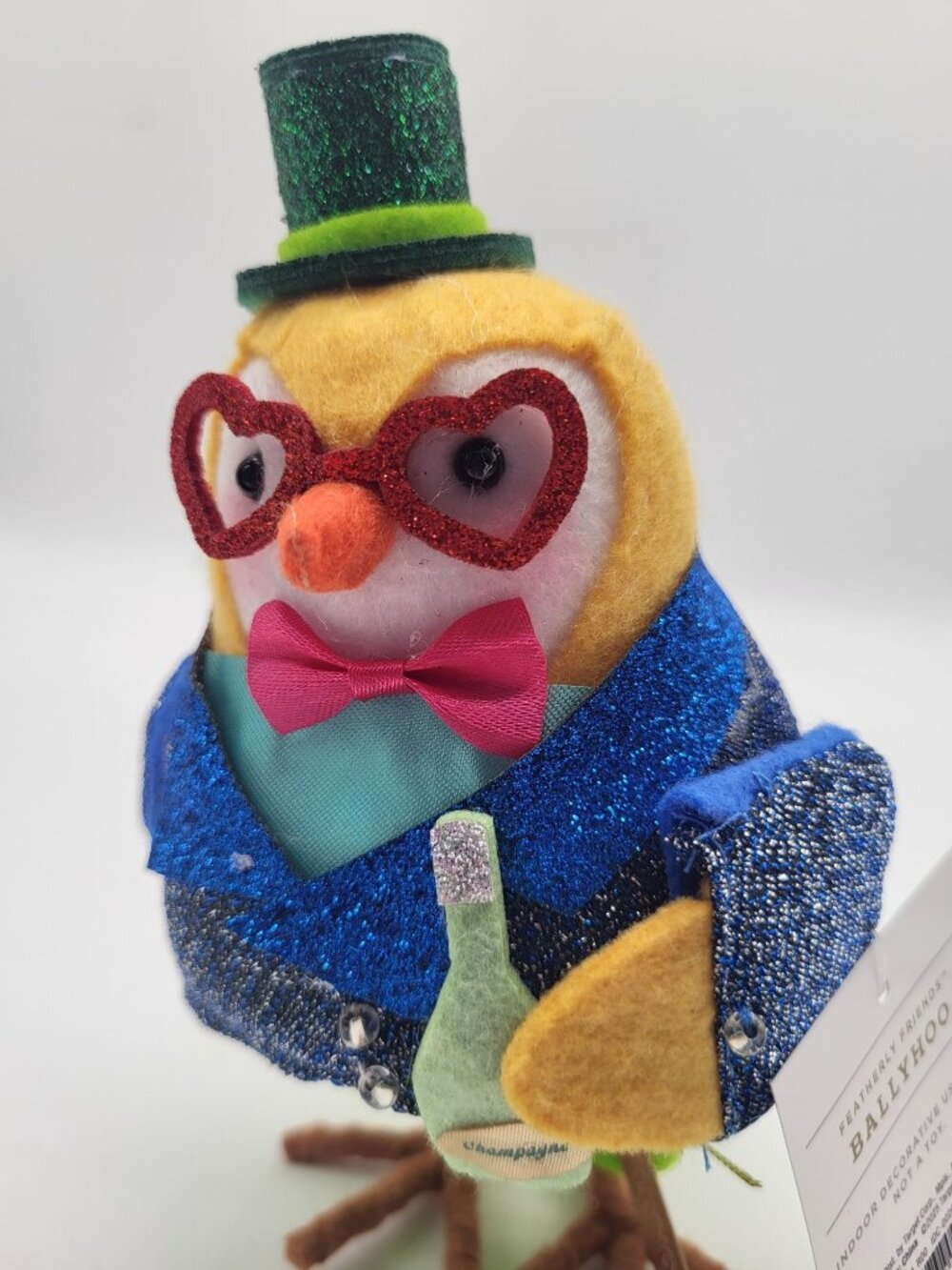 Target Wondershop Featherly Friends 2025 Ballyhoo Bird Christmas Decor Champagne - Picture 6 of 6